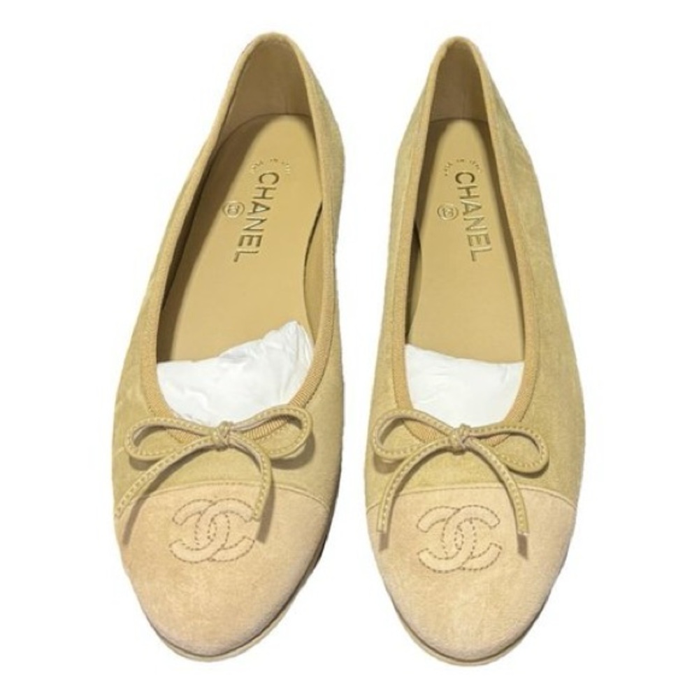Chanel Yellow Ballet Flats